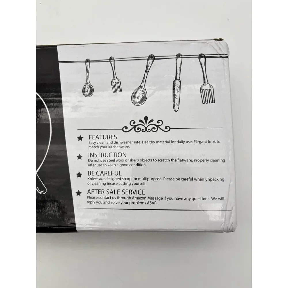 Flatwear Set High Quality Stainless Steel Knives, Spoons & Forks 48 pc set New